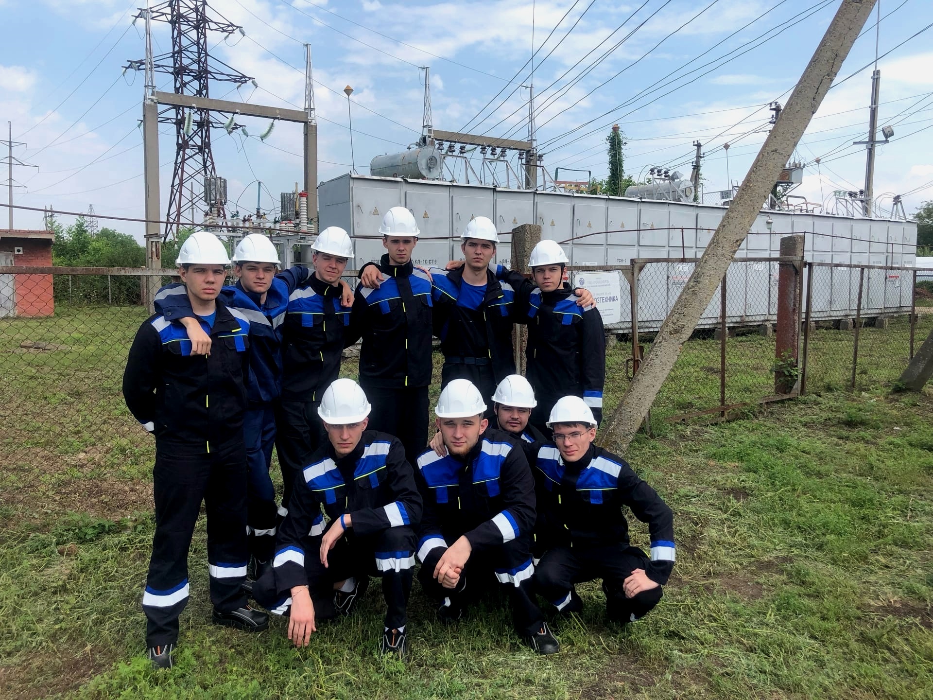 Студотряд «Энергия Юга» посетил энергообъекты Усть-Лабинского филиала «Россети Кубань»