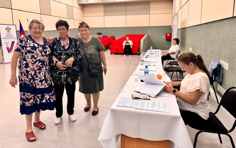 Продолжается активное голосование на выборах Губернатора Краснодарского края и депутатов Совета Усть-Лабинского района