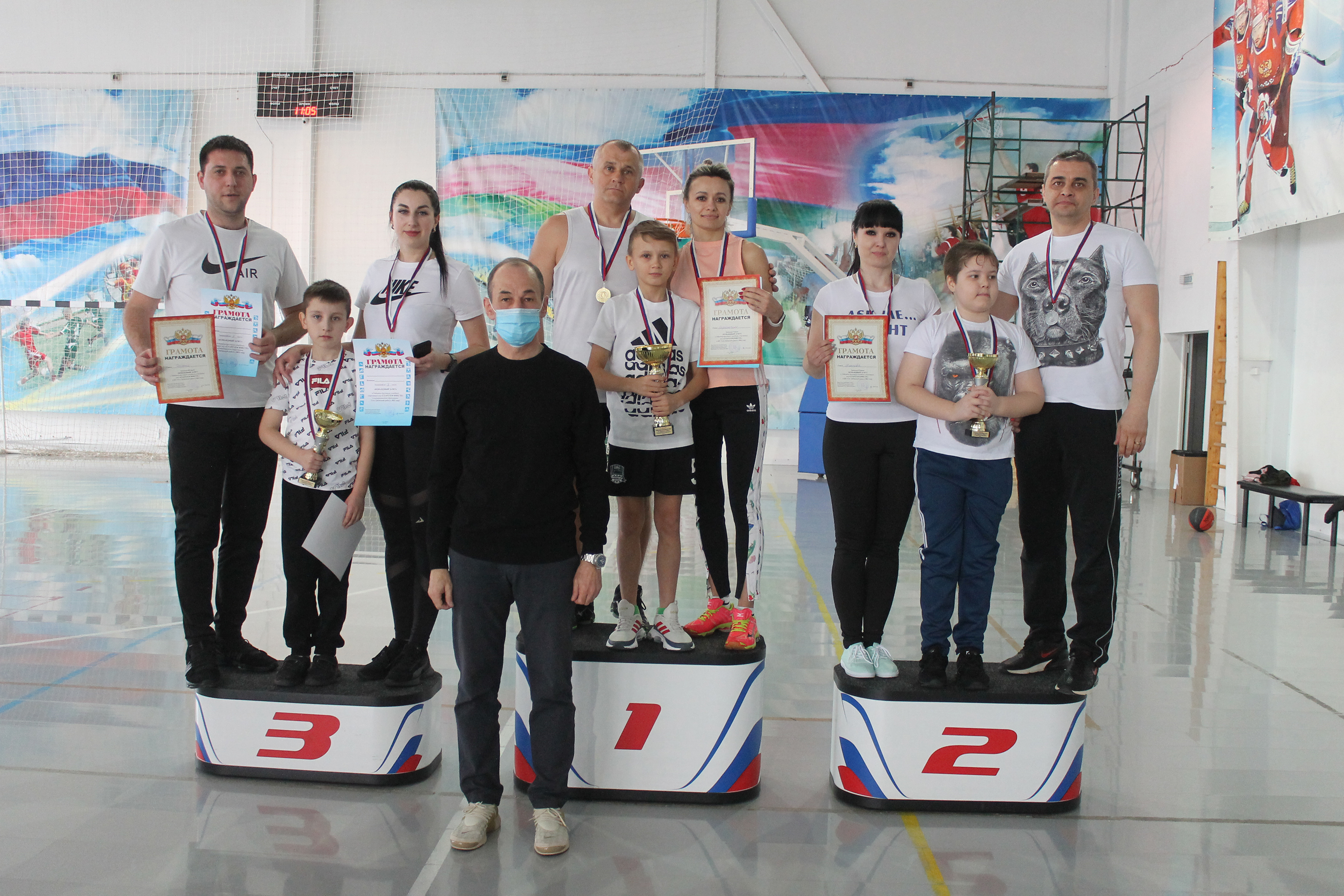 В Усть-Лабинске завершились семейные спортивные игры