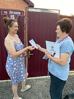 Завершился первый день адресного информирования в Усть-Лабинском районе