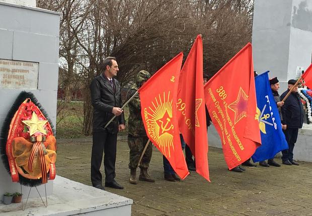 В Усть-Лабинском районе отметили 77-ую годовщину освобождения от фашистских захватчиков