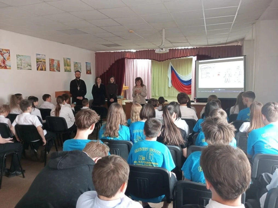 Прфилактическое занятие в рамках акции «Чистое поколение» в МБОУ СОШ 6