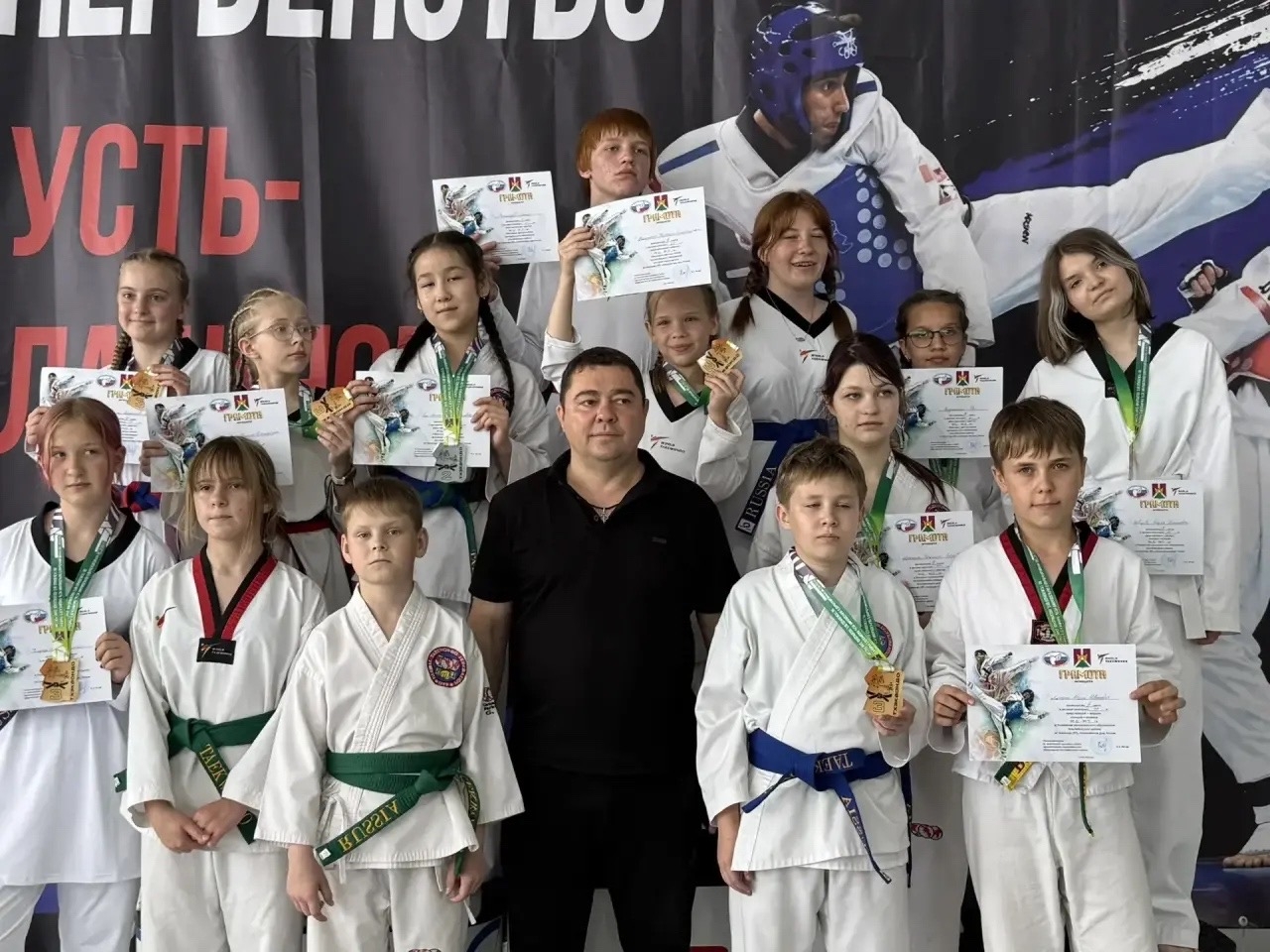 12-13 июня в СК «Старт» прошло открытое первенство Усть-Лабинского района по тхэквондо втф