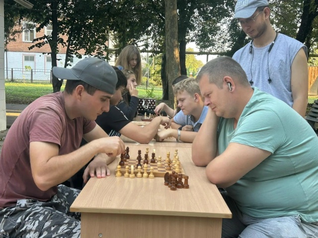 Шахматный мастер-класс в городском парке!