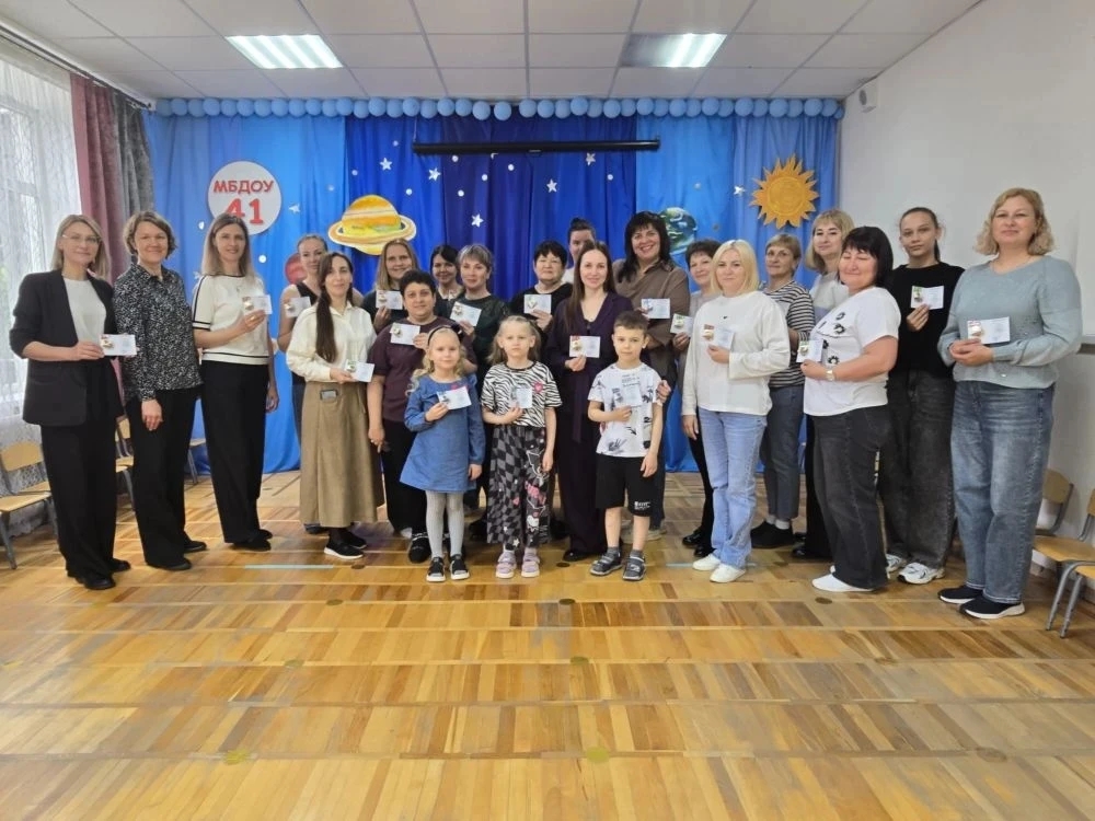 Коллектив детского сада № 41 принимал активное участие в выполнении нормативов ГТО