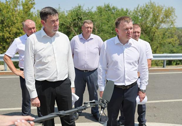 Вениамин Кондратьев открыл движение по новому мосту через реку Кубань в Усть-Лабинском районе