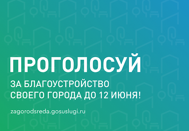 Идёт онлайн-голосование по федеральному проекту «Формирование комфортной городской среды» (ФКГС)