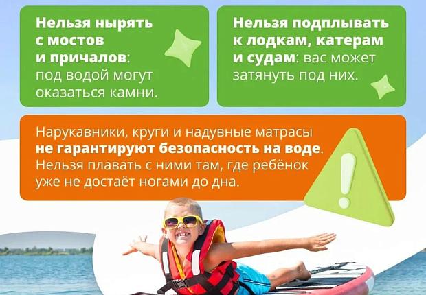 Безопасность ребенка на воде -  приоритет каждого родителя
