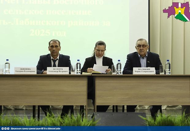 Подвели итоги проделанной работы администрации Восточного сельского поселения за 2025 год. 