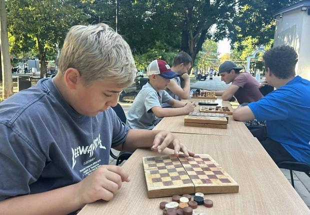 Шахматный мастер-класс в городском парке!