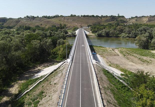 Вениамин Кондратьев открыл движение по новому мосту через реку Кубань в Усть-Лабинском районе