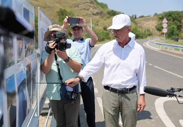Вениамин Кондратьев открыл движение по новому мосту через реку Кубань в Усть-Лабинском районе